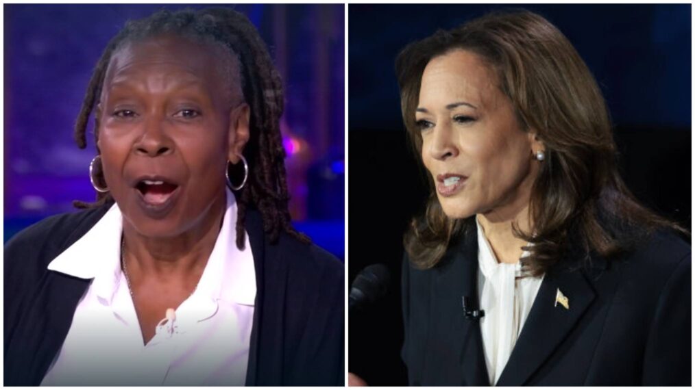 Whoopi goldberg and Kamala Harris