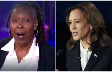 Whoopi goldberg and Kamala Harris