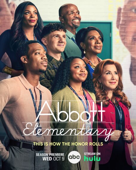 Janelle James, William Stanford Davis, Tyler James Williams, Chris Perfetti, Sheryl Lee Ralph, Tyler James Williams, Quinta Brunson, and Lisa Ann Walter for 'Abbott Elementary' 