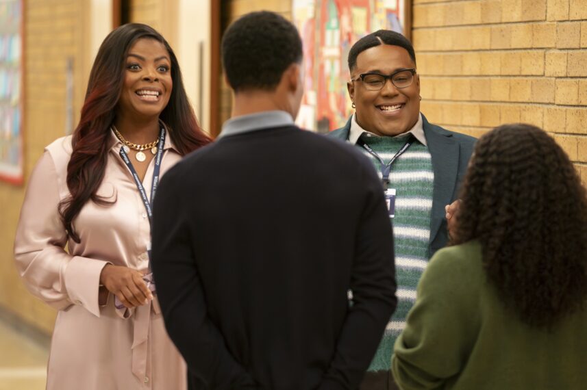 Janelle James, Ben Onyx Dowdy, Tyler James Williams, and Quinta Brunson in 'Abbott Elementary' Season 4