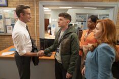 Matt Oberg, Chris Perfetti, Sheryl Lee Ralph, and Lisa Ann Walter in 'Abbott Elementary' Season 4