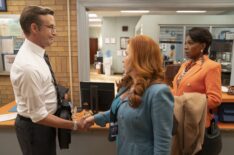 Matt Oberg, Lisa Ann Walter, and Sheryl Lee Ralph in 'Abbott Elementary' Season 4