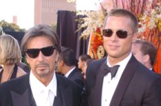 Al Pacino and Brad Pitt during The 56th Annual Primetime Emmy Awards