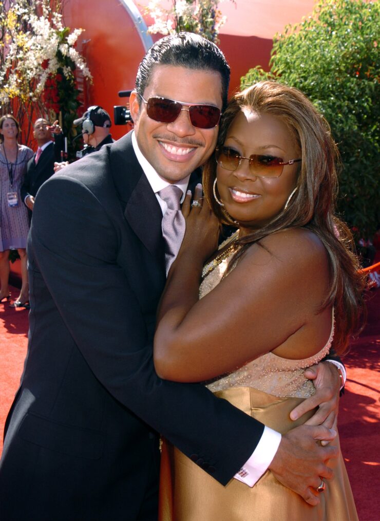 Al Reynolds and Star Jones during The 56th Annual Primetime Emmy Awards