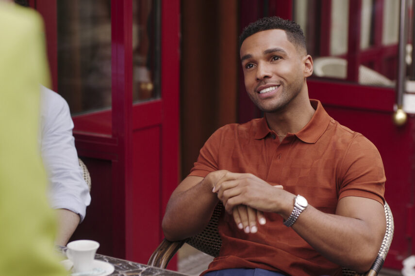 Lucien Laviscount as Alfie in 'Emily in Paris' Season 4