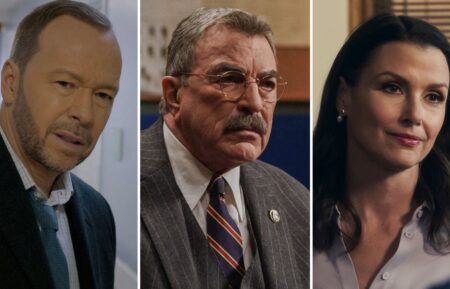 Donnie Wahlberg, Tom Selleck, and Bridget Moynahan for 'Blue Bloods'