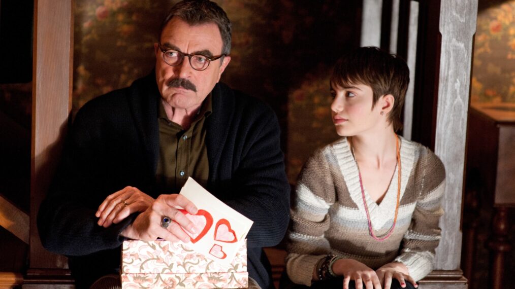 Tom Selleck and Sami Gayle in Blue Bloods