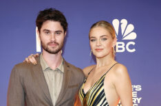 Chase Stokes and Kelsea Ballerini attend the 2024 People's Choice Country Awards at The Grand Ole Opry on September 26, 2024 in Nashville, Tennessee.