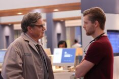 Oliver Platt as Dr. Daniel Charles, Luke Mitchell as Dr. Mitch Ripley — 'Chicago Med' Season 9 Episode 7 'Step on a Crack and Break Your Mother's Back'