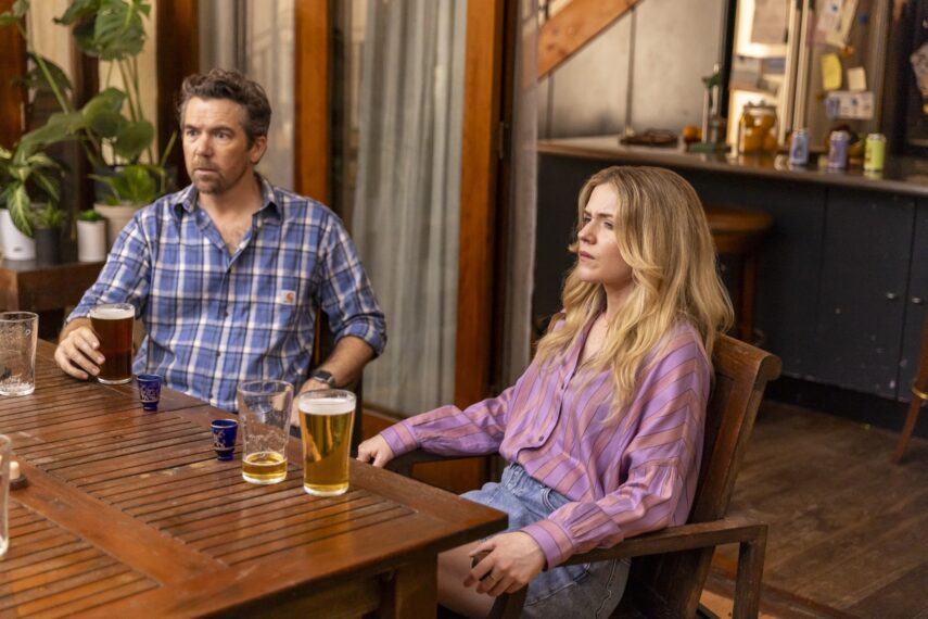 Patrick Brammall and Harriet Dyer in 'Colin From Accounts'