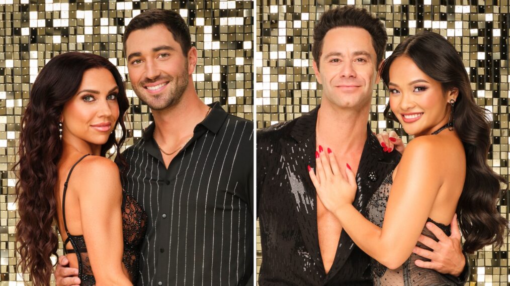 Jenna Johnson and Joey Graziadei, Sasha Farber and Jenn Tran in 'Dancing With the Stars' Season 33