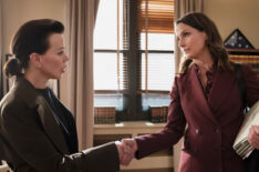 Debi Mazar and Bridget Moynahan on 'Blue Bloods'