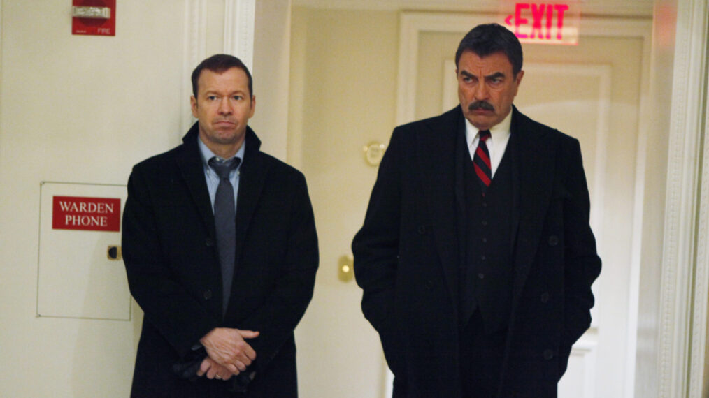 Donnie Wahlberg and Tom Selleck - 'Blue Bloods'