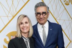 Eugene Levy and Deb Levy attend the Showtime Emmy Eve Nominees Celebrations at San Vincente Bungalows on September 21, 2019 in West Hollywood, California.