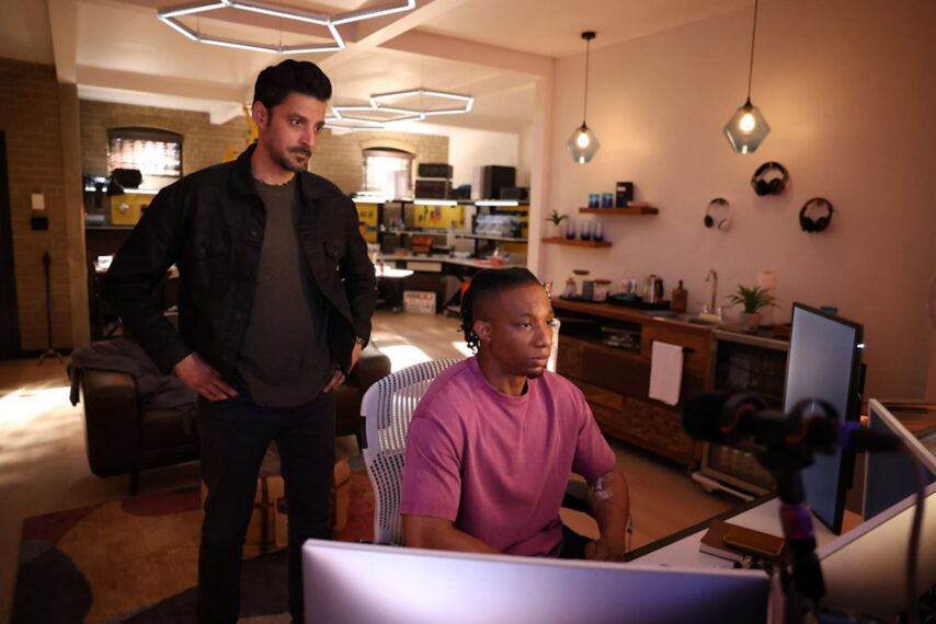 Karan Oberoi as Dhan, Arlen Escarpeta as Zeke — 'Found' Season 2 Premiere "Missing While Bait"