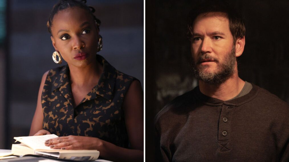 Shanola Hampton as Gabi, Mark-Paul Gosselaar as Sir in 'Found'