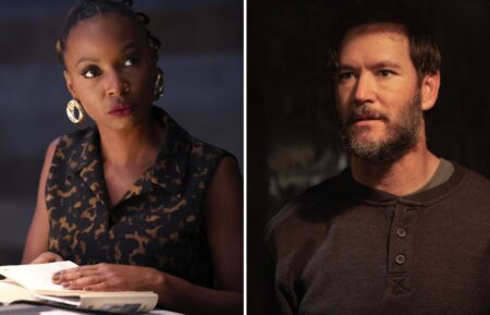 Shanola Hampton as Gabi, Mark-Paul Gosselaar as Sir in 'Found'