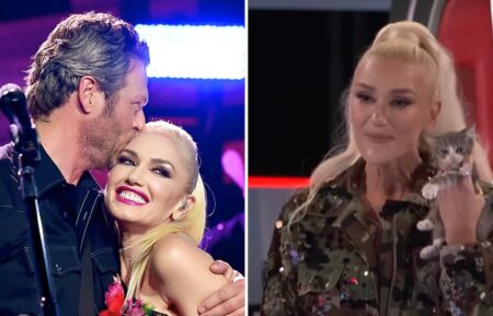 Blake Shelton & Gwen Stefani, cat Corn