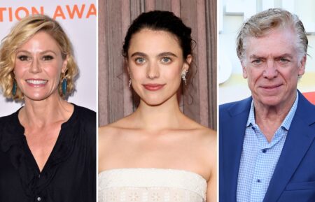 Julie Bowen, Margaret Qualley, and Christopher McDonald for 'Happy Gilmore 2'