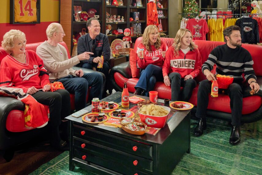 Christine Ebersole, Ed Begley Jr., Diedrich Bader, Megyn Price, Hunter King, and Tyler Hynes — 'Holiday Touchdown: A Chiefs Love Story'