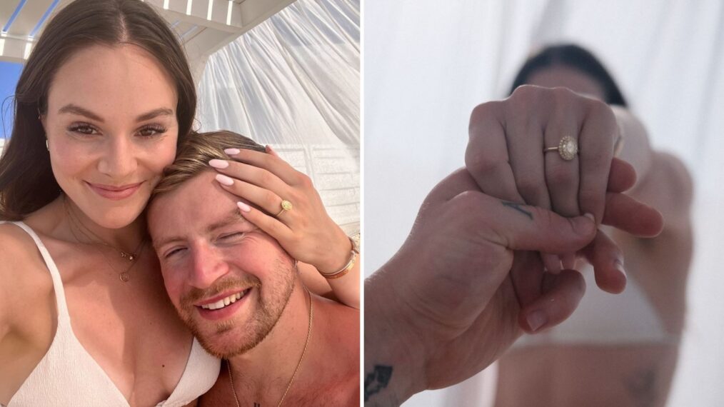 Holly Ramsay and Adam Peaty engaged