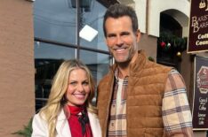 Candace Cameron Bure and Cameron Mathison in 'Home Sweet Christmas'