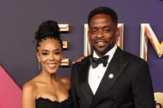 Jazmyn Simon and Dulé Hill attend the 76th Primetime Emmy Awards at Peacock Theater on September 15, 2024 in Los Angeles, California.