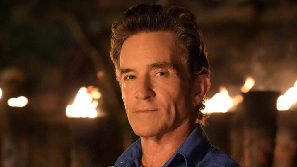 Jeff Probst at tribal council for 'Survivor' Season 47