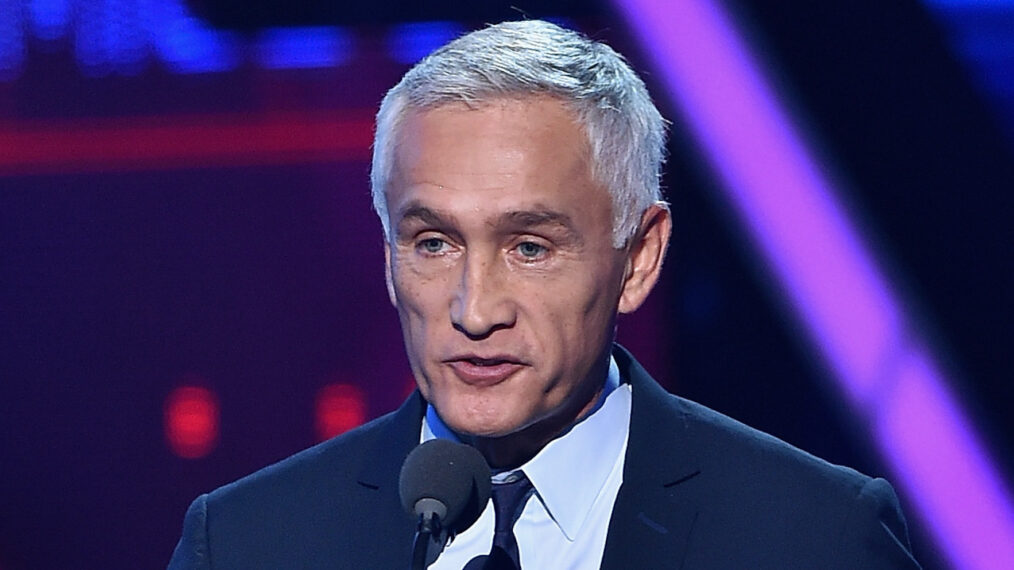 News anchor Jorge Ramos speaks onstage at Univision's Premios Juventud 2015 at Bank United Center on July 16, 2015 in Miami, Florida.