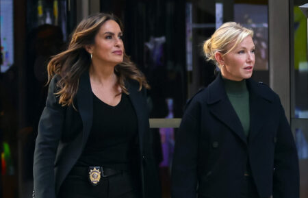 Mariska Hargitay and Kelli Giddish on 'Law & Order: SVU'