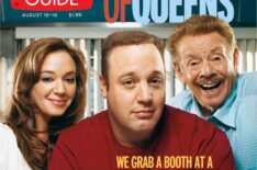 Leah Remini, Kevin James, Jerry Stiller on the cover of TV Guide