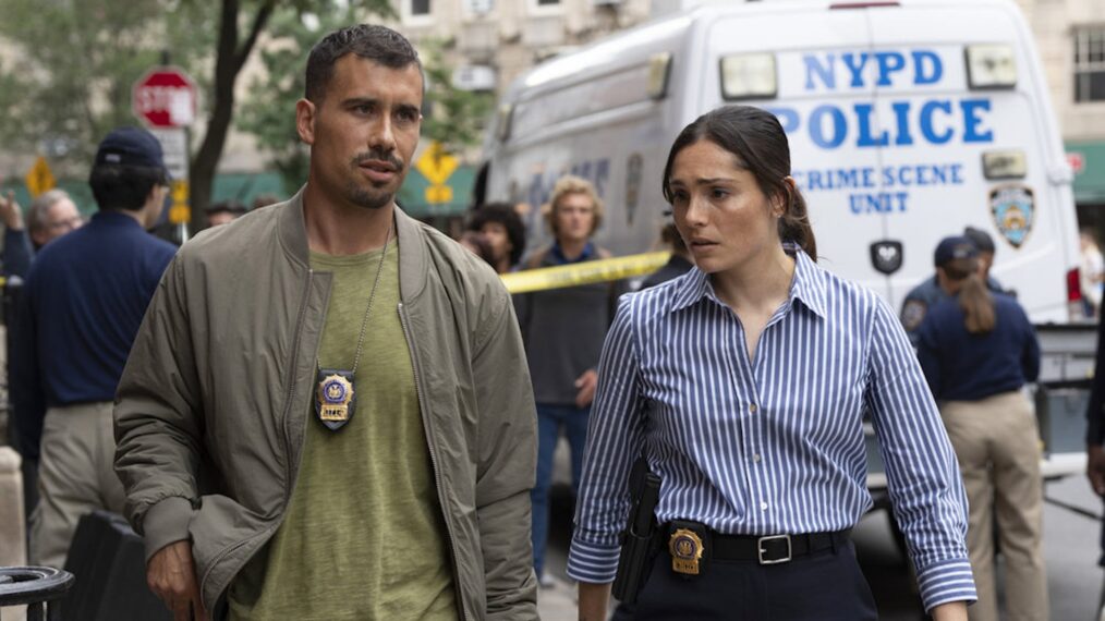 Octavio Pisano as Det. Joe Velasco, Juliana Aidén Martinez as Det. Kate Silva — 'Law & Order: SVU' Season 26 Premiere 