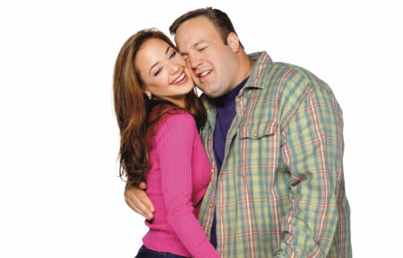 Leah Remini and Kevin James in 'The King of Queens'