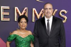 Liza Colón-Zayas and David Zayas attend the 76th Primetime Emmy Awards at Peacock Theater on September 15, 2024 in Los Angeles, California.