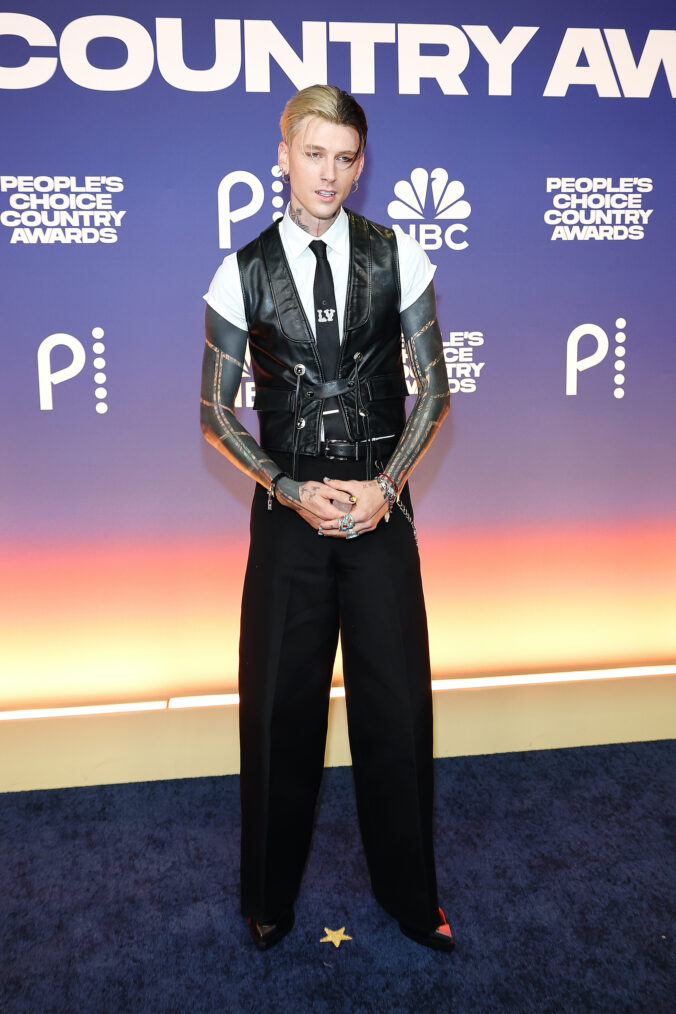 Machine Gun Kelly attends the 2024 People's Choice Country Awards at The Grand Ole Opry on September 26, 2024 in Nashville, Tennessee.