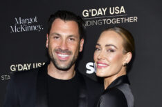 Maksim Chmerkovsky and Peta Murgatroyd attend G'Day USA 2020 | Standing Together Dinner at the Beverly Wilshire Four Seasons Hotel on January 25, 2020 in Beverly Hills, California.