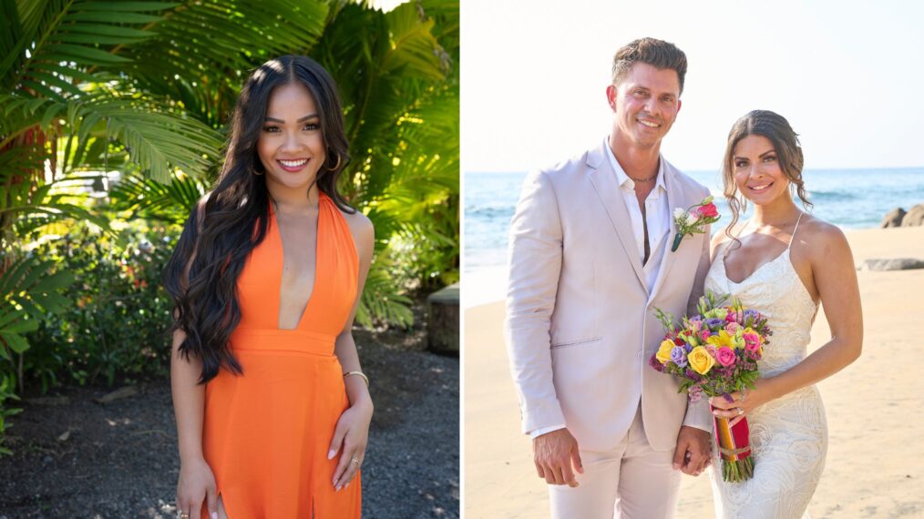 Jenn Tran on 'The Bachelorette'; Kenny Braasch and Mari Pepin on 'Bachelor in Paradise'