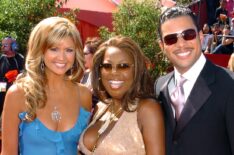 Nancy O'Dell, Star Jones and Al Reynolds during The 56th Annual Primetime Emmy Awards