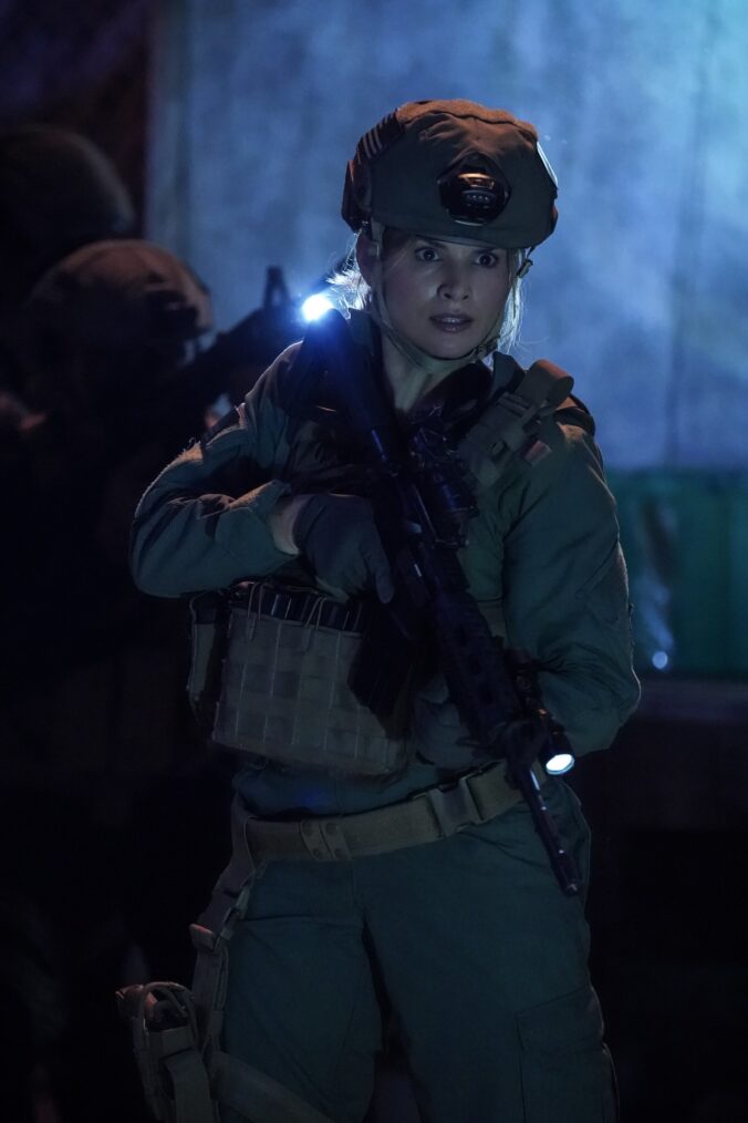 Katrina Law as NCIS Special Agent Jessica Knight in the 'NCIS' Season 22 premiere 