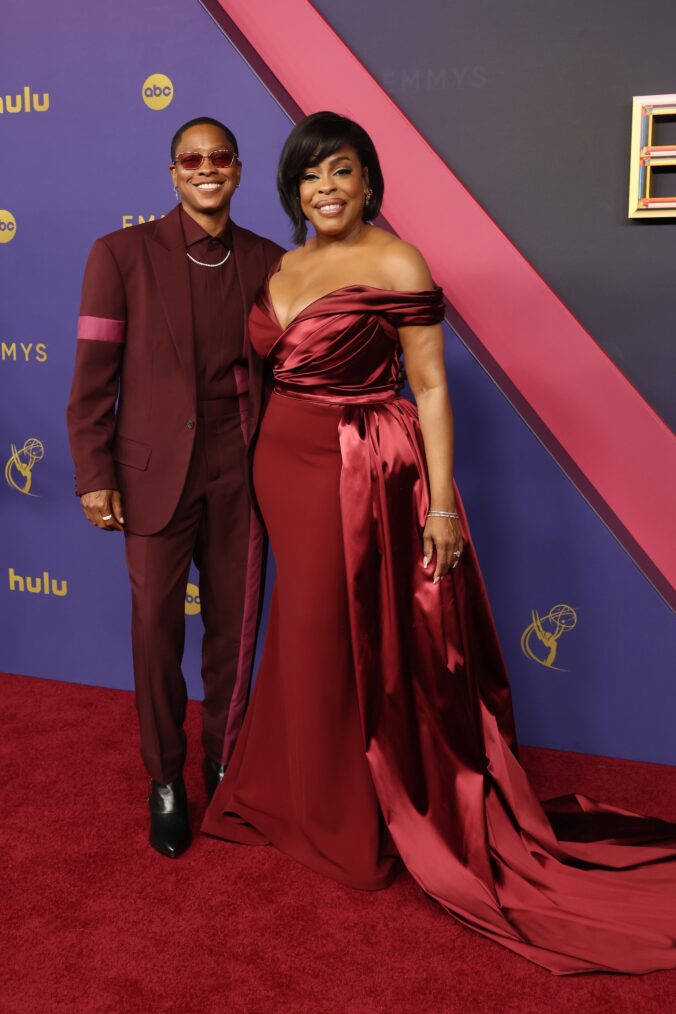 Jessica Betts and Niecy Nash-Betts attend the 76th Primetime Emmy Awards at Peacock Theater on September 15, 2024 in Los Angeles, California