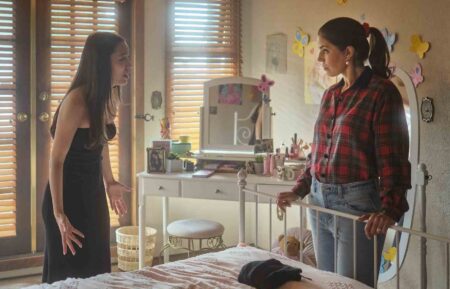 Jasmine Vega and Ana Ortiz in 'Nobody Dumps My Daughter'