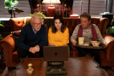 Steve Martin, Selena Gomez, and Martin Short in 'Only Murders in the Building' Season 4 Episode 6