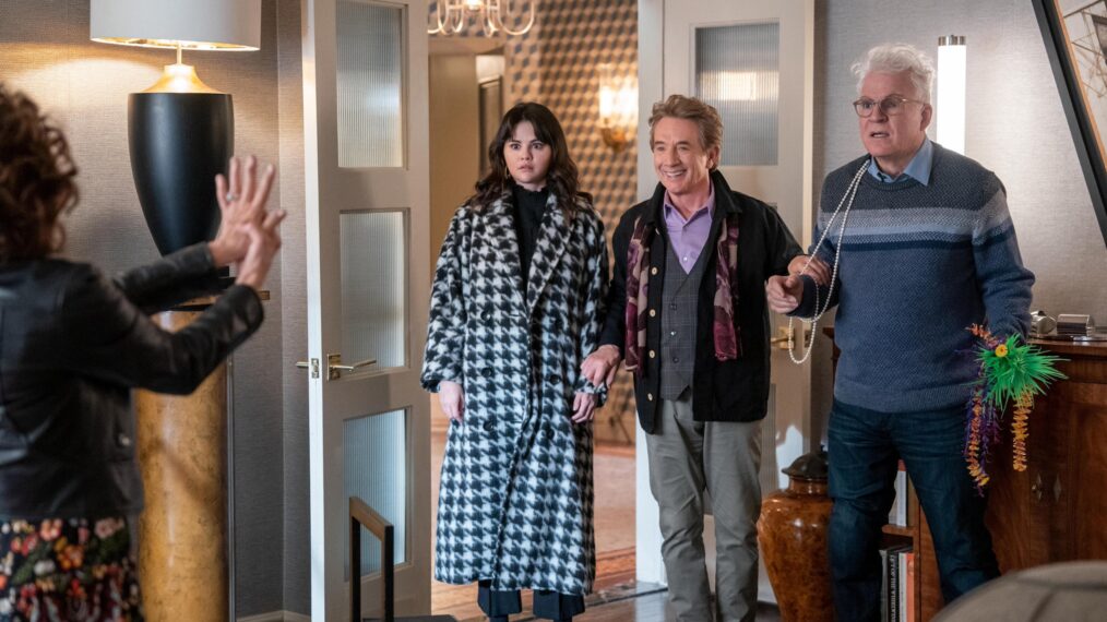 Mabel (Selena Gomez), Oliver (Martin Short) and Charles (Steve Martin)