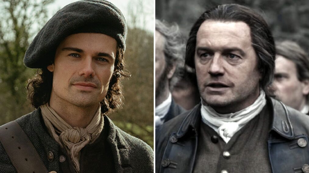 Jamie Roy and Andrew Whipp as Brian Fraser in 'Blood of My Blood' and 'Outlander'