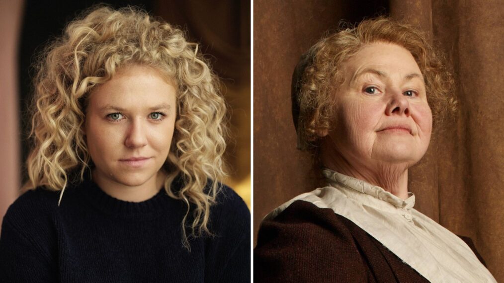 Sally Messham and Annette Badland are Mrs. Fitz in 'Blood of My Blood' and 'Outlander'