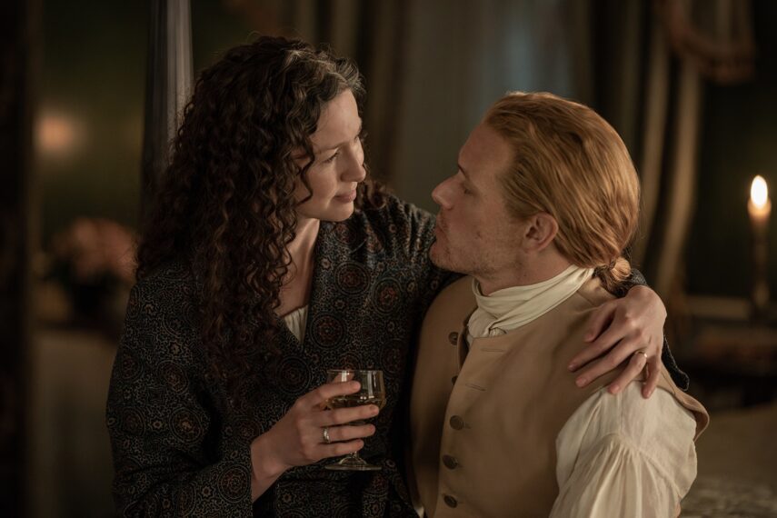 Caitriona Balfe and Sam Heughan in 'Outlander' Season 7 Part 2