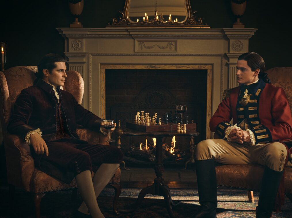 David Berry and Charles Vandervaart in 'Outlander' Season 7B