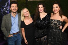 Adam Scott, Amy Poehler, Kathryn Hahn, and Aubrey Plaza at the 'Agatha All Along' Premiere