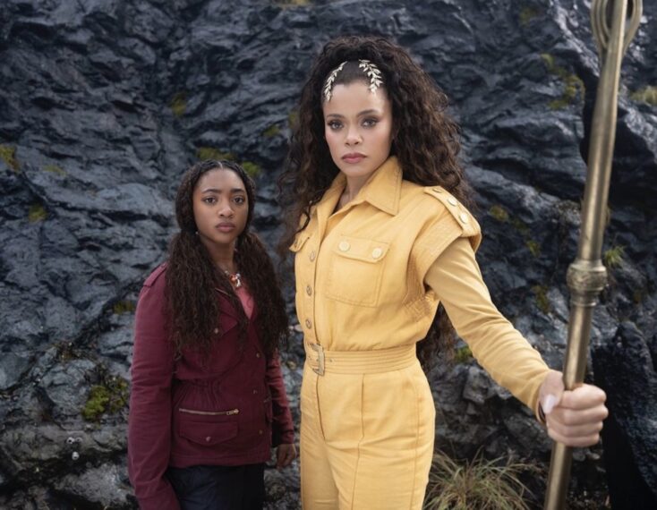 Leah Sava Jeffries as Annabeth Chase, Andra Day as Athena for 'Percy Jackson and the Olympians' Season 2