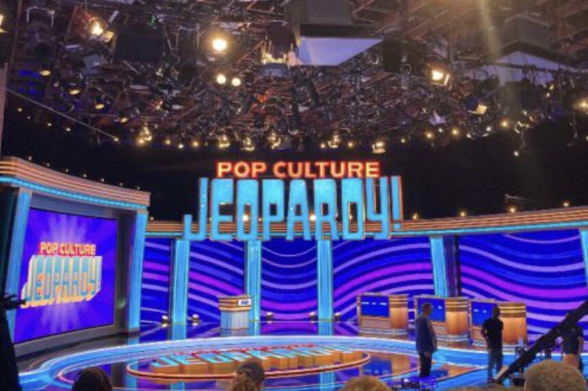 Pop Culture Jeopardy! set